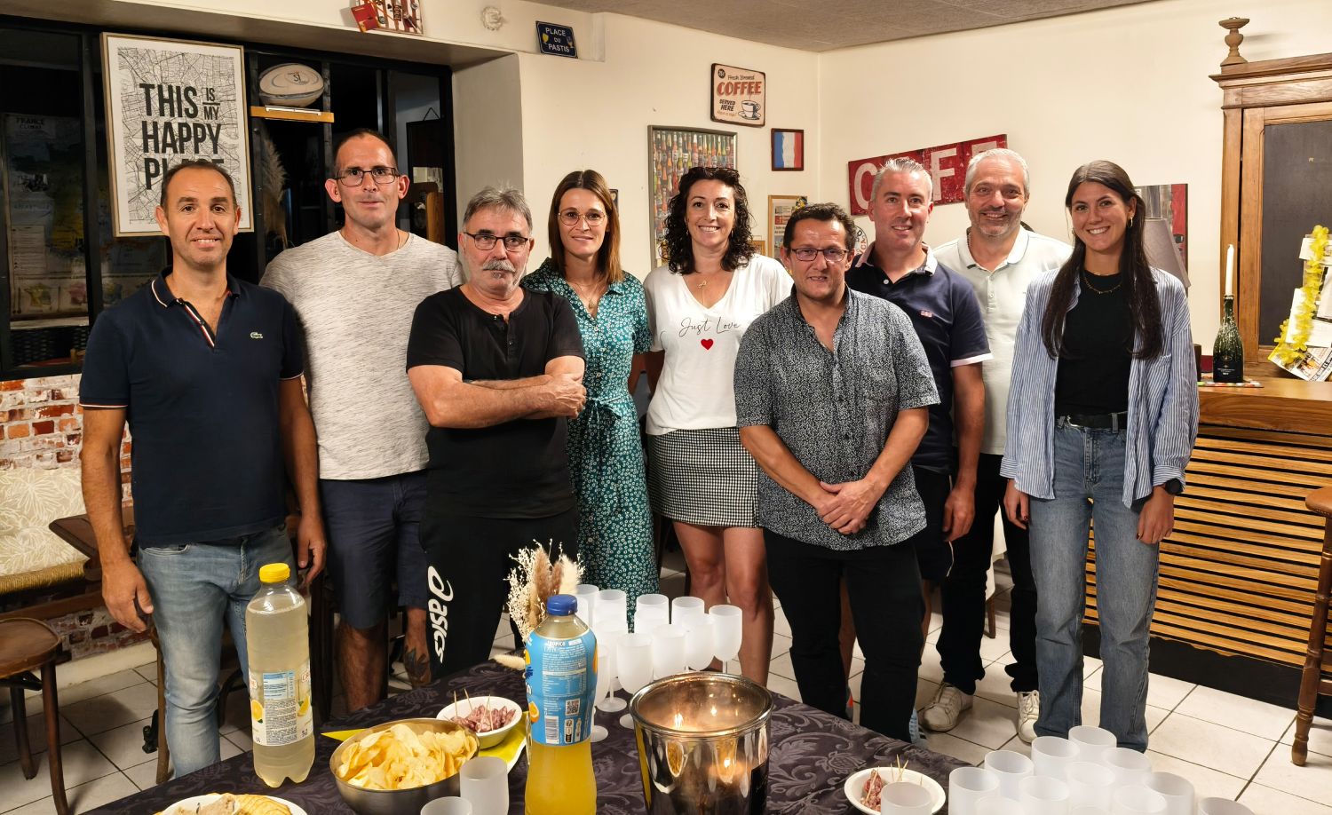 Les membres du bureau